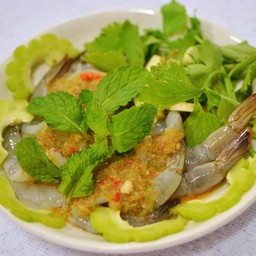 กุ้งแช่น้ำปลา
