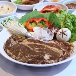 Yangnyoumdeunshim เนื้อสันนอกหมักซอส