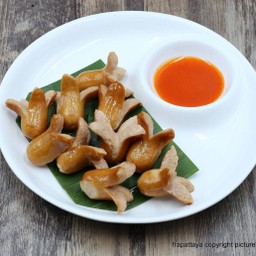 ใส้กรอกทอด