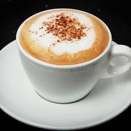 Hot cappuccino