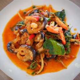 ผัดเผ็ดปลาไหล