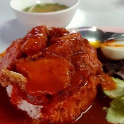 ข้าวไก่กรอบ