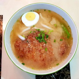 มิโซะอุด้ง ไก่ทอด