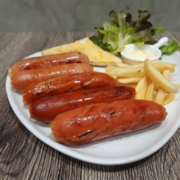 สเต็กไส้กรอกรวม