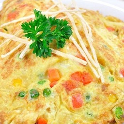 ไข่เจียวผักรวม