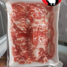 เนื้อสไลด์ เนื้อสเต็ก ฮาลาล ตลาดบางกะปิ