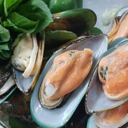 หอยแมลงภู่นิวซีแลนด์มะนาว  Hoy malangpuu NZ manaow