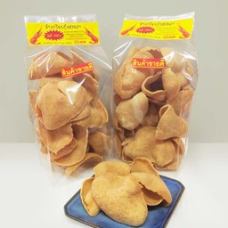 จัดจำหน่ายข้าวเกรียบกุ้งทอด 1 ถุง 35 บาท โปรโมชั่น 3 ถุง เพียง 100 บาท