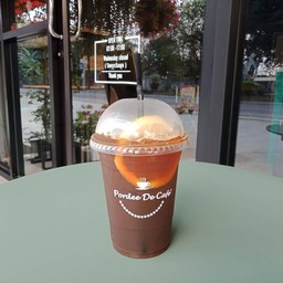 Ice Americano lemon honey