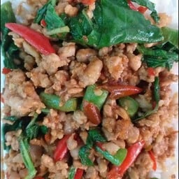 ข้าวราดกะเพราหมูสับ