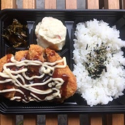 ข้าวหน้าหมูทอด