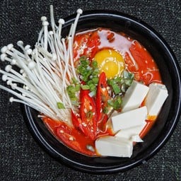 ซุบเต้าหู้อ่อนทันบัมเกาหลีฟีเวอร์(เลือกแยกไข่หรือไข่สุก)