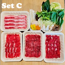 Shabu Set C (วากิวและเนื้อ)