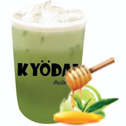 ชาเขียวน้ำผึ้งมะนาว