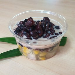 สาคูเปียกถั่วดำ