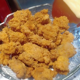 หนังไก่ทอด