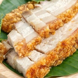 หมูกรอบอบโอ่ง (ไม่ใช้น้ำมัน) 200กรัม