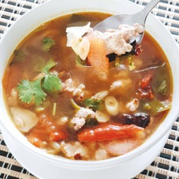 ต้มยำหมูสับน้ำใส