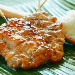 หมูปิ้งนมสด