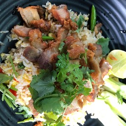 พริกขี้หนูหมูทอด