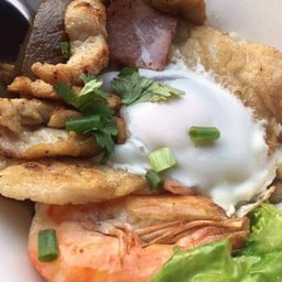 อบไก่+หมึก+เเฮม+กุ้ง