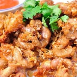 ไส้ตันทอดกระเทียม