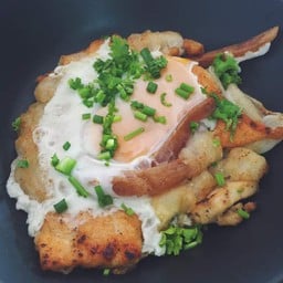 ก๋วยเตี๋ยวอบไก่+หมึก