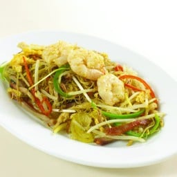 เส้นหมี่ผัดสิงคโปร์