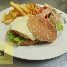 ชีสเบอร์เก้อร์หมู