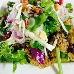 ยำปลาดุกฟู