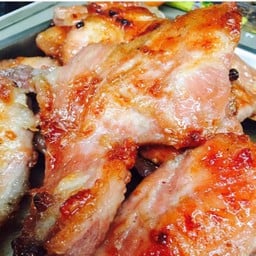 คอหมูย่าง Grilled Pork Neck