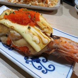 กุ้งย่างมันกุ้งชีส