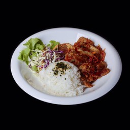 ข้าวหน้าหมูกิมจิ