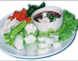 น้ำพริกกะปิผักสด