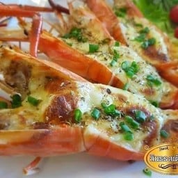 กุ้งแม่น้ำอบชีส