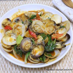 หอยตลับผัดพริกเผา