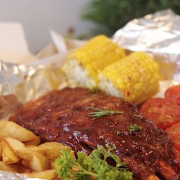 Size M BBQ  ribs