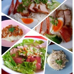 ข้าวมันไก่ วัดทองบางเชือกหนัง