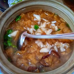 กระเพาะปลาน้ำแดง 鱼漂蟹肉汤