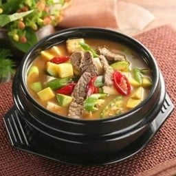 Soybean Paste Stew ซุปเดนจัง+ข้าว