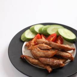 หมูเส้นทอด