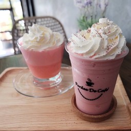 Pink milk