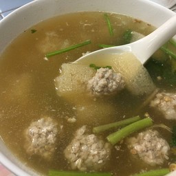 แกงจืดเยื่อไผ่หมูสับ