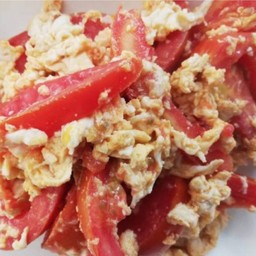 มะเขือเทศผัดไข่