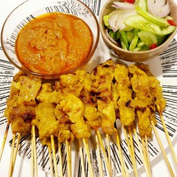 หมูสะเต๊ะ บ้านเบิร์ด