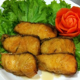 ปลากระพงทอดน้ำปลา