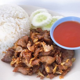 Garlic Pork With Rice