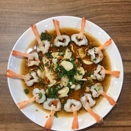 กุ้งนึงกระเทียม