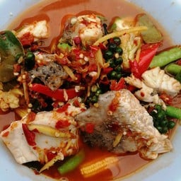 แกงป่าเนื้อปลากะพง