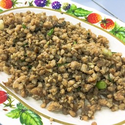 หมูสับผัดปลาเค็ม